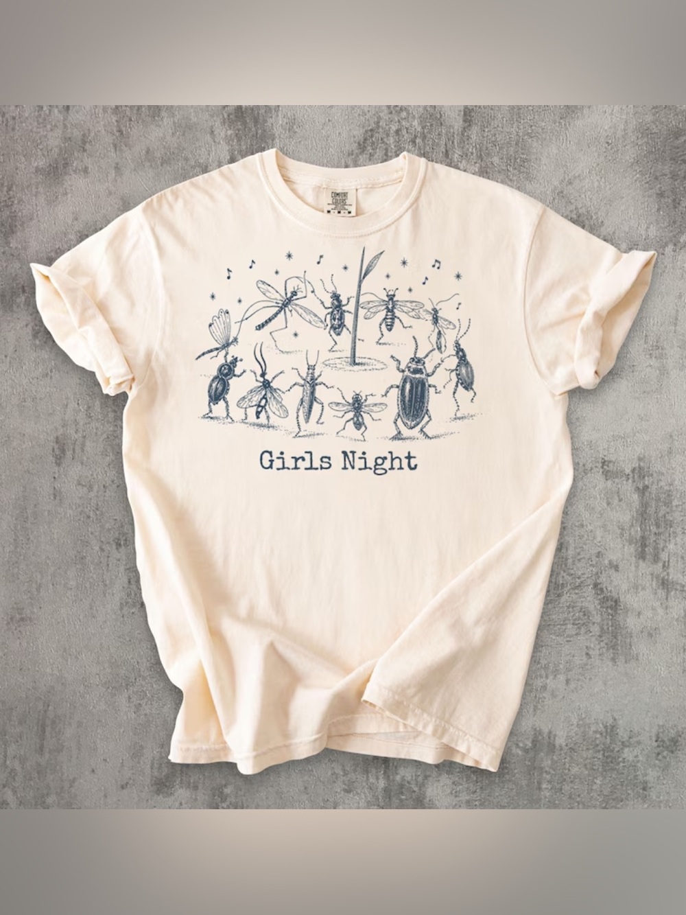 Girls Night Ivory Graphic Tee - Unbranded